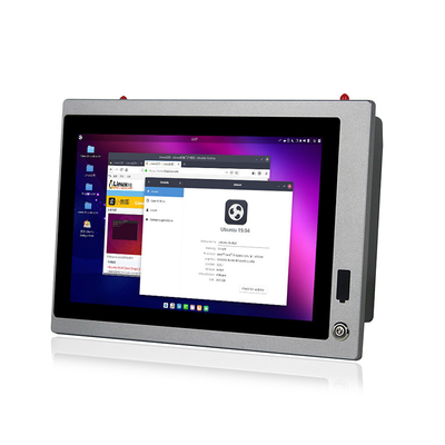 I5-8265U Endüstriyel Hepsi Bir Arada Panel PC 10 İnç Panel Bilgisayar, DC IN 9V - 36V
