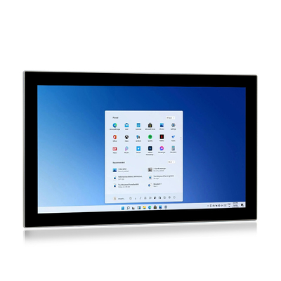 21'' Kapasitif Dokunmatik Ekran PC IP65 Çözünürlük 1920 X 1080 Çift Ağ