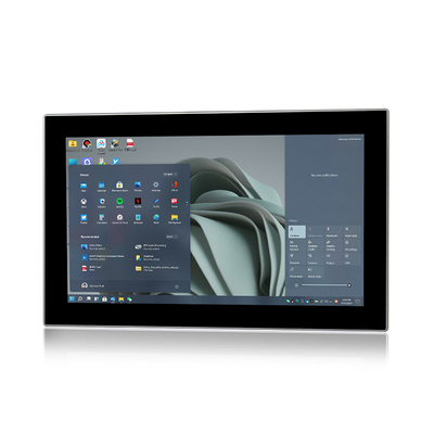15,6 İnç Sağlam Gömülü PC Geniş Ekran IP65 Windows11 100*100 VESA Montajı