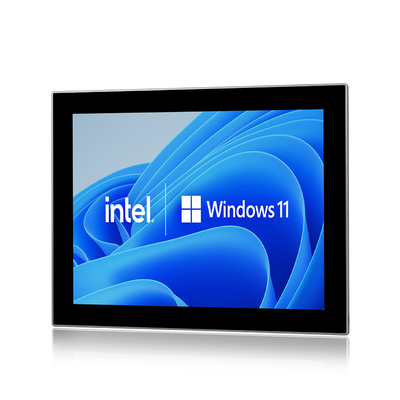 15&quot; Duvar Montajlı Dayanıklı Panel PC X86 Windows11 Fansız Kapasitif Dokunmatik Ekran IP65