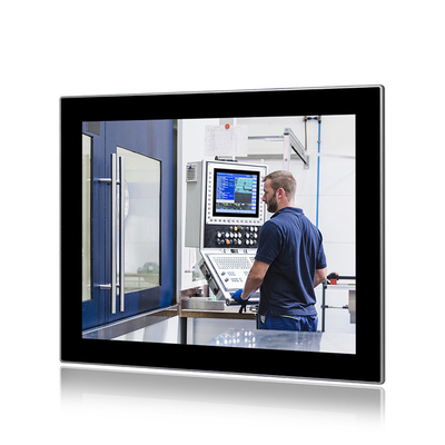 1024 X 768 Ultra Kompakt Endüstriyel Panel PC Fansız TPM 2.0 Toz Geçirmez