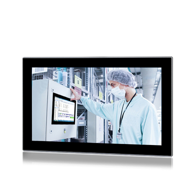 18,5 İnç Endüstriyel Hepsi Bir Arada PC HMI Panel J1900 CPU Ön IP65