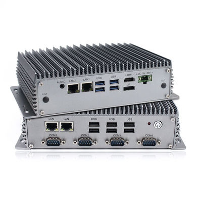 OEM Win10 DDR4L MSATA Endüstriyel Fansız Mini PC I5 Kompakt Sağlam Gömülü
