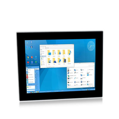 IP65 12&quot; Çoklu Dokunmatik Kapasitif Dokunmatik Monitör VGA DVI USB HDMI Vesa Montaj