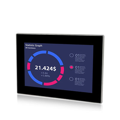 1280x800 SUS304 Suya Dayanıklı Panel Pc Windows 10 35W Kapasitif