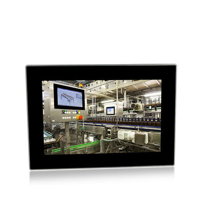 Gıda Üretimi için Paslanmaz Çelik X86 Ip65 Win10 HMI Panel PC