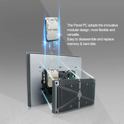 GPIO ile Hmi Gömülü Endüstriyel Paslanmaz Çelik Panel PC
