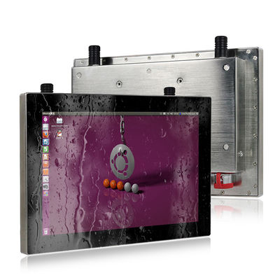 NTSC P Cap IP69K Panel PC Endüstriyel Gıda Kimyasalları İçin 12&quot; Gün Işığı