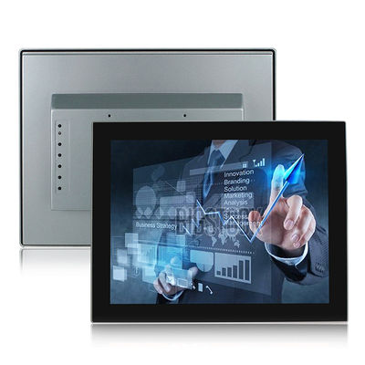 1280x1024 NTSC Kapasitif Dokunmatik Monitör 450cd/M2 Alüminyum Alaşımlı PCAP