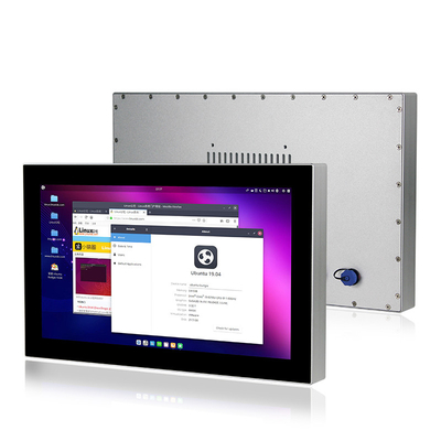 VESA Montajı Suya Dayanıklı Dokunmatik Ekranlı PC Windows10 Core I5 ​​Fansız IP67