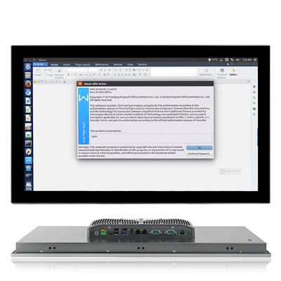 IP65 Suya Dayanıklı Dokunmatik Ekranlı PC 5G I3 Çekirdekli HMI Dokunmatik Panelli PC Endüstriyel Bilgi İşlem