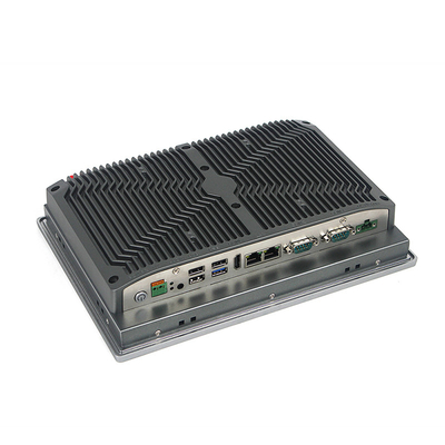 DC IN 9V - 36V Endüstriyel Panel PC HMI 10 İnç I7-8565U CPU Alüminyum Muhafaza