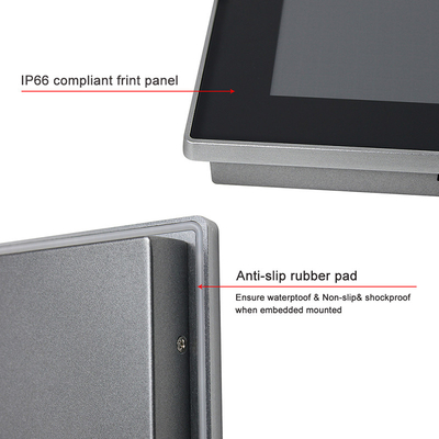 17&quot; Gömülü Dokunmatik Panel PC Fansız Windows11 Hepsi Bir Arada Kapasitif Dokunmatik Panel PC