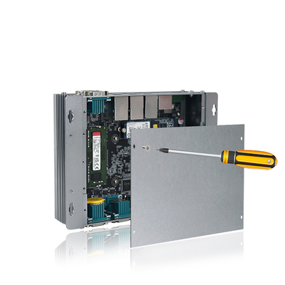 Fansız Endüstriyel Gömülü Kutu PC 12. Nesil Intel Elkhart Lake J6412 3XLAN Bağlantı Noktaları