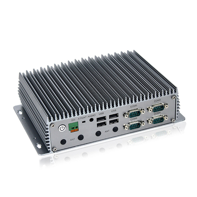 Fansız Endüstriyel Mini PC 12. Nesil J6412 Dört Çekirdekli 2.0GHz 3xLAN RS232 RS422 RS485