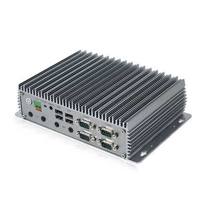 J6412 Endüstriyel Fansız Mini PC 3 LAN Masaüstü Bilgisayar WIN10 LINUX RS232 RS485 PC