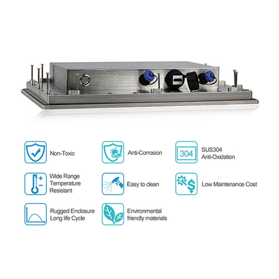 IP69K Endüstriyel Panel PC 3855U CPU 13.3 İnç Su Geçirmez Panel PC