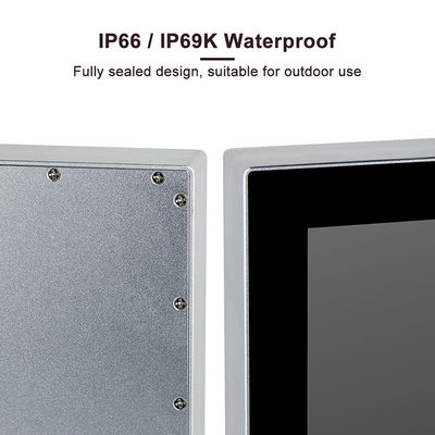 J1900 24 İnç Endüstriyel Dokunmatik Panel Su Geçirmez IP69K Panel PC