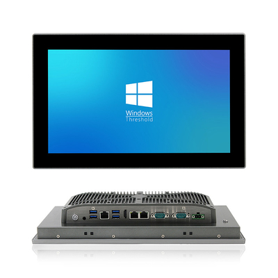 13.3&quot; LCD Intel J6412 Endüstriyel HMI Panel Montajlı Dokunmatik Ekranlı PC, 2 RS485