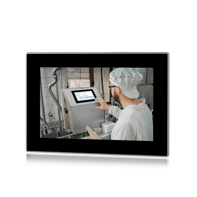 Intel J6412 Sağlam Panel PC 10 Noktalı Kapasitif Dokunmatik Panel PC IP65, 3xRJ45 ile