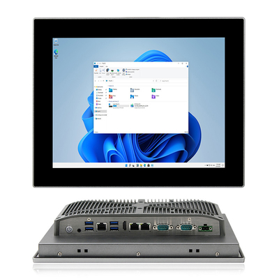 Duvar Tipi Endüstriyel Dokunmatik Ekranlı PC J6412 3*LAN Gömülü AIO Ön IP65