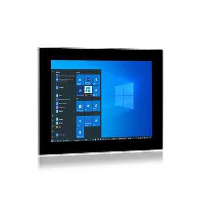 J6412 PCAP Dokunmatik Panel 3*LAN 12&quot; Hepsi Bir Arada Endüstriyel PC Ön IP65
