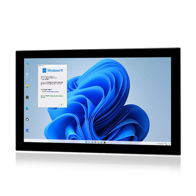 RS232/422/485 ile 21,5&quot; Fansız Gömülü Dokunmatik Panel PC HMI Endüstriyel Linux PC