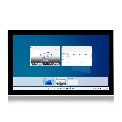 24 İnç Endüstriyel Dokunmatik Panel PC Intel Celeron J6412 2.0GHz Kapasitif Dokunmatik