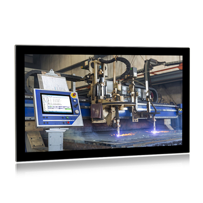24 inç J6412 Windows 11 HMI Panel PC 2xRS485 ile Kapasitif Dokunmatik Ekran