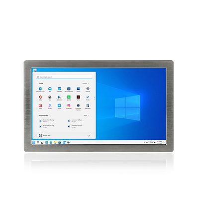 Fansız Dokunmatik Paslanmaz Çelik Panel PC AISI304/316 Rs232 Hmi Lan Usb