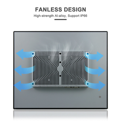 Wifi Fansız Endüstriyel Panel PC 10 Noktalı PCAP 1280 X 1024 17İNÇ