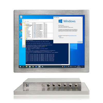 J1900 Su Geçirmez Endüstriyel PC 4GB DDR3 Windows 7/8/10 Gömülü Bilgisayar