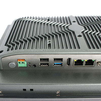 Geniş Ekran 12.1 İnç Endüstriyel Dokunmatik Panel Bilgisayar, Intel J1900 Panel Pc Dokunmatik Ekran