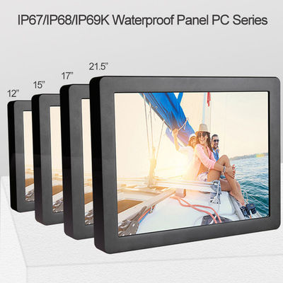 Hmi Vesa Endüstriyel Panel Montajlı Pc, Ip69k Dokunmatik Dokunmatik Panel Bilgisayar