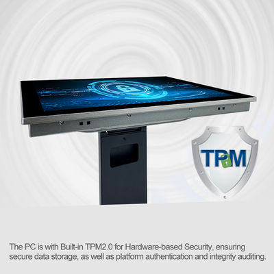 Sağlam 17 İnç HMI Panel PC TPM 2.0 RS232 RS422 RS485 9-36V voltaj