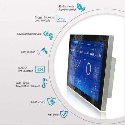 15inch I5 6200u Inox Dokunmatik Ekranlı Endüstriyel Panel Pc Gıda Paketleme Kullanımı