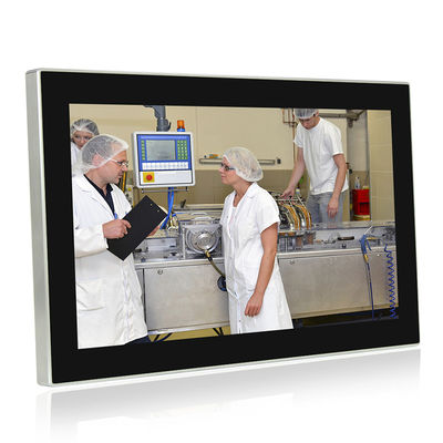 Zorlu Uygulamalar İçin Sağlam 15.6&quot; Hepsi Bir Arada Paslanmaz Çelik Panel PC