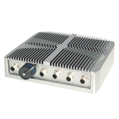 Dış Mekan IP67 Gömülü Linux Fansız Mini Pc, M12 G/Ç Konnektörleri Endüstriyel Gpu Bilgisayar