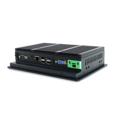 RJ45 Kapasitif Dokunmatik Ekran Endüstriyel Fansız Mini PC Panel Montajı