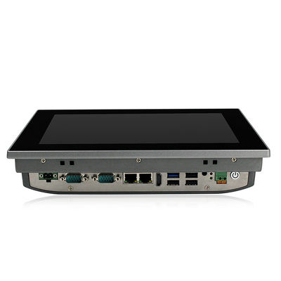 Ip65 J1900 Dört Çekirdekli Linux Gömülü Panel Pc Dokunmatik Panel Çift Lan