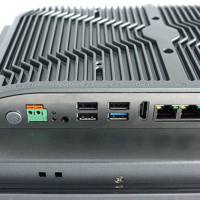 Wifi BT Endüstriyel Hepsi Bir Arada Dokunmatik Ekran Intel I3 8th X86 Ubuntu Su Geçirmez