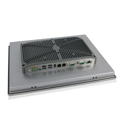 X86 15&quot; Windows Endüstriyel Hepsi Bir Arada Dokunmatik PC Panel Montajlı 6*COM