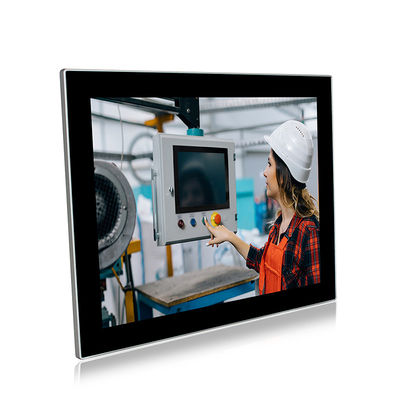 Vandal Proof Gömülü Endüstriyel Dokunmatik Panel PC 15 İnç 2 LAN 9V-36V