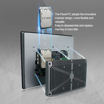 Intel I7 8565U Tpm Endüstriyel Hepsi Bir Arada Dokunmatik Ekranlı PC RS232