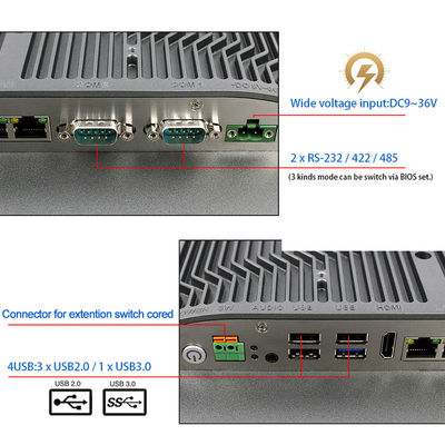 Dört Çekirdekli Medikal Panel PC
