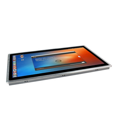 IOT Fansız Gömülü Dokunmatik PC 24&quot; I3 8145U Windows 10 RS232 VGA PCAP