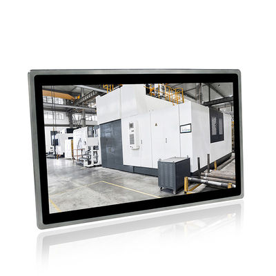 250cd/m2 SUS304 Çift RJ45 24in ile Gürültüsüz HMI Panel PC PCAP