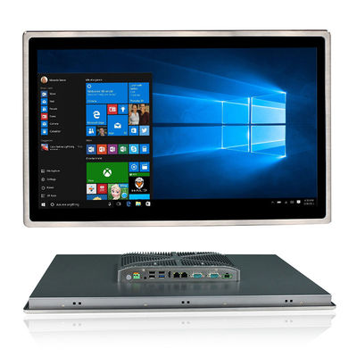 Hepsi Bir Arada 24 İnç Endüstriyel Dokunmatik Panel PC, Duvara Montaj Masası Standı Hepsi Bir Arada Panel Pc