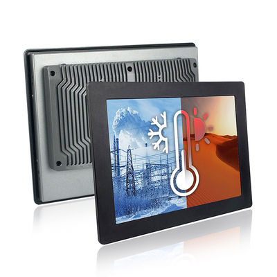 X86 Intel I3 TPM2.0 İnsan Makine Arayüzü Panel Montajı için Suya Dayanıklı Dokunmatik Ekranlı PC