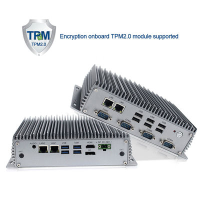 Rs485 I7 8565U Endüstriyel Fansız Mini PC, Gömülü Fansız I7 Mini Pc